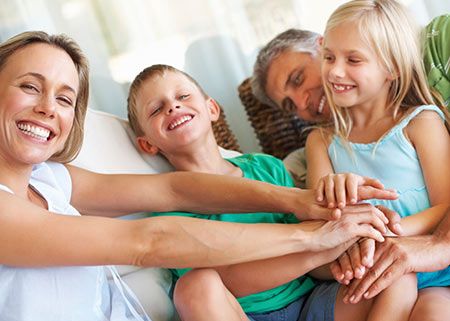 family living their purpose driven life at home